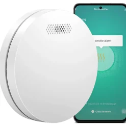 Détecteur de fumée Smart Connect & Link connectable et WiFi - Batterie 10 ans - Alarme incendie connecte Tuya et Smartlife-Aroha Online