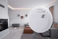 Détecteur de fumée CE garanti 5 ans - avec pile et accessoires --Otio Hot