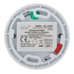 Détecteur de fumée compact autonomie 10 ans CE -^Otio Outlet