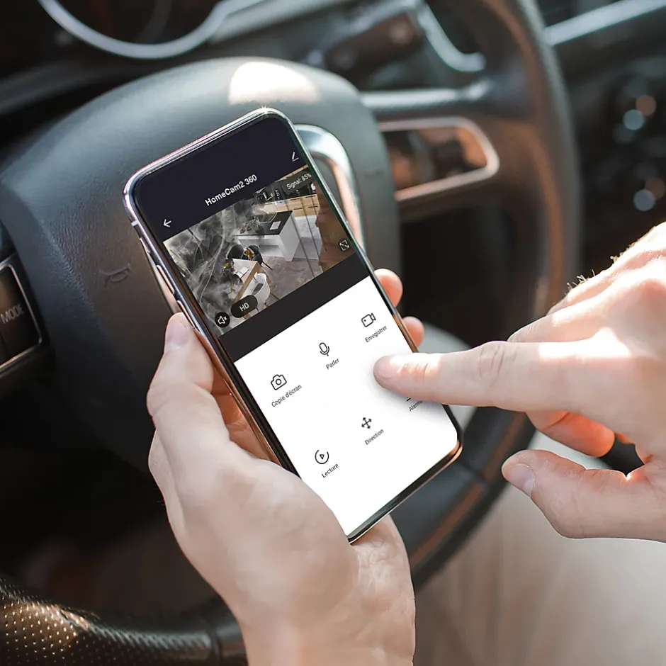 Détecteur de fumée connecté wifi HomeSmoke - - 127065^Avidsen Online