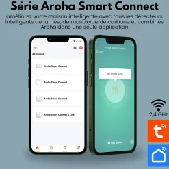 Détecteur de fumée et de monoxyde de carbone Smart Connect WiFi - Batterie 10 ans - Alarme incendie et CO - 5 pièces^Aroha Outlet