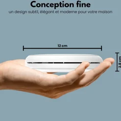 Détecteur de fumée et de monoxyde de carbone Safety Pro Sleep Line - Batterie 10 ans - Alarme incendie et détecteur de CO-Aroha New