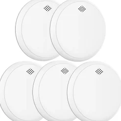 Détecteur de fumée et de monoxyde de carbone Safety Pro Sleep Line - Batterie 10 ans - Alarme incendie et de CO - 5 pièces^Aroha