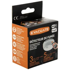 Détecteur de fumée wifi Tuya 5 ans^Evacuate Best