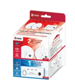 Détecteur de fumée 3Y29 autonomie 3 ans^Kidde