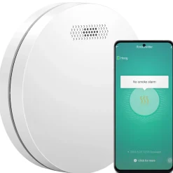 Détecteur de fumée WiFi Smart Connect - Batterie 10 ans - Alarme incendie connecte avec application Tuya et Smartlife^Aroha Best