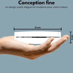 Détecteur de fumée WiFi Smart Connect - Batterie 10 ans - Alarme incendie connecte avec Tuya et Smartlife - 2 pièces^Aroha New