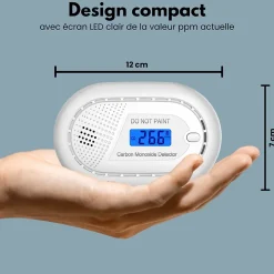 Détecteur de monoxyde de carbone interconnecté Link - Batterie 10 ans - Alarme de CO - Portable^Aroha Clearance