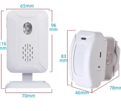 Détecteur de mouvement sans fil pour magasins, bureaux, maisons-Deko