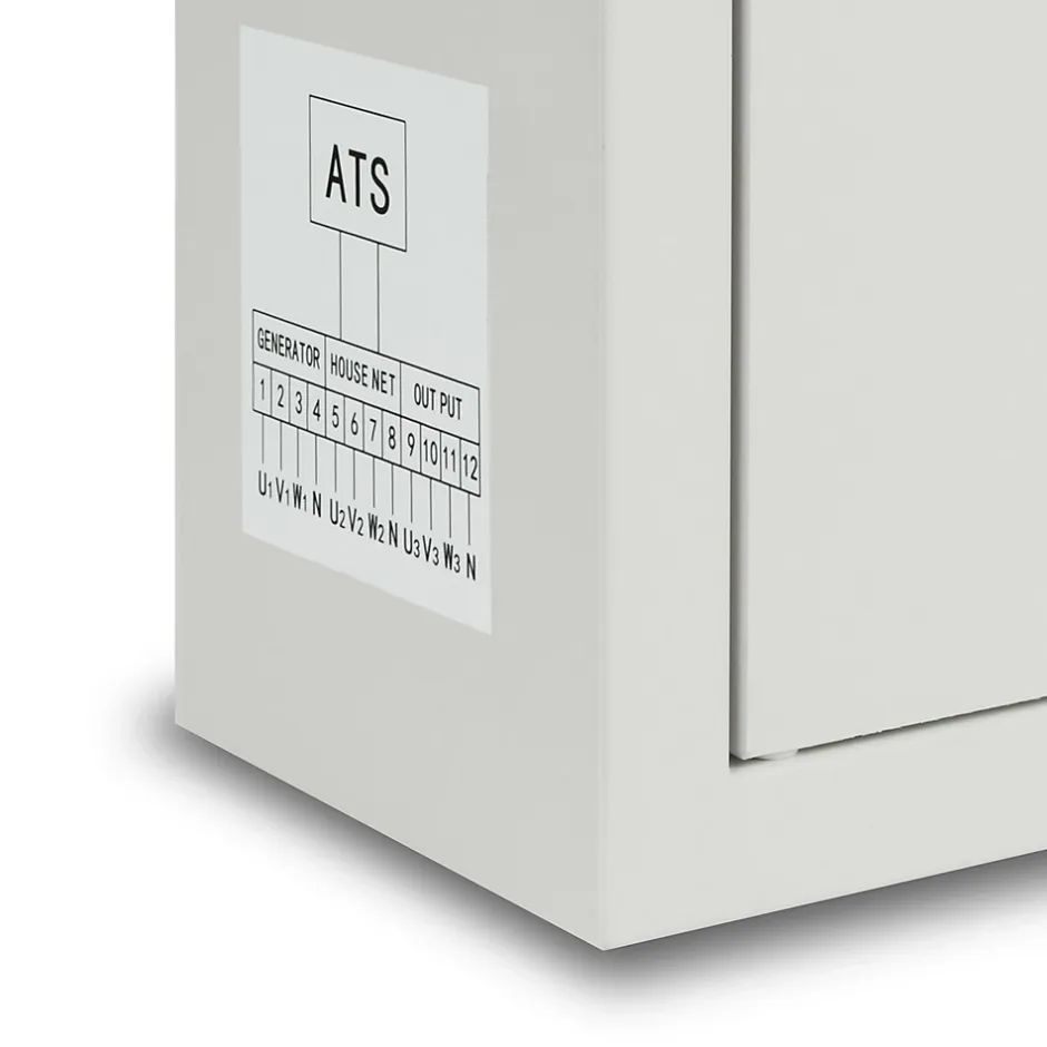 ATS commutateur de transfert automatique 3 phases jusqu'à 15kW, 400V tension de service, câble de commande 1,5m ATS inclus^Eberth Best
