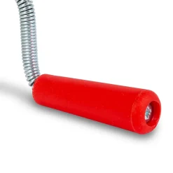 Spirale de nettoyage de tuyaux 5m de long et 9mm de diamètre pour tuyaux à partir de 40mm tête en forme de griffe de 20mm-Eberth