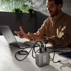 RAPID Pro Charger 140W - Chargeur GaN 4 ports, compact et puissant-EcoFlow