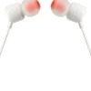 Ecouteurs filaires T110 blanc avec microphone-JBL Online