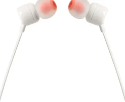 Ecouteurs filaires T110 blanc avec microphone-JBL Online