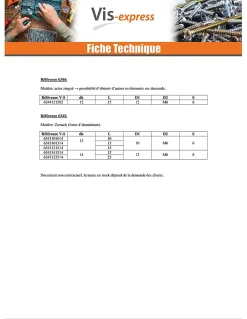 Ecrou Clé de 8 HC8 M8 14X15 Acier zingué - 1 pièce^Vis Express Sale