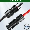 Elfcam - 2 Câbles Solaires 4mm² 30m, Connecteurs M/F, 12AWG, DC1500V, IP68, Anti-UV, Certifié TUV^Elfcam-shop Discount