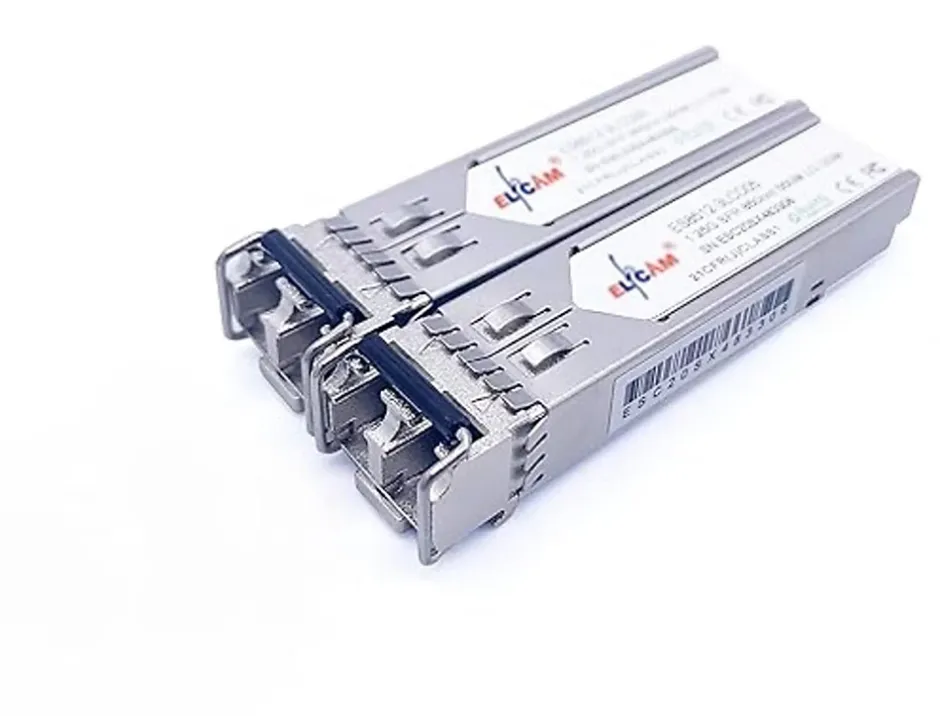 Elfcam - 2 Modules SFP 1,25 Gbps LC/UPC Duplex Multimode 850nm, 550m, Transceiver Fibre Optique Performant-Elfcam-shop Discount