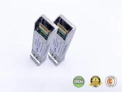 Elfcam - 2 Modules SFP+ 10 Gbps - LC/UPC Monomode OS2, 1310nm 10GBase-LR, 10 km, Compatibles Freebox Ultra-Elfcam-shop Sale