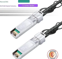 Elfcam - Câble DAC SFP+ à SFP+ 10Gb - 2m, Twinax Attache Directe, Haute Performance^Elfcam-shop Online