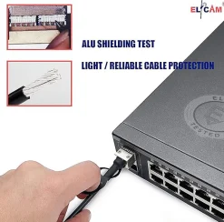 Elfcam - Câble DAC SFP+ à SFP+ 10Gb - 2m, Twinax Attache Directe, Haute Performance^Elfcam-shop Online