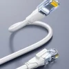 Elfcam - Câble Ethernet RJ45 Cat 7 SFTP 10m (Rond Blanc), 10Gbps, 600MHz, Cuivre, Anti-Interférences-Elfcam-shop Best