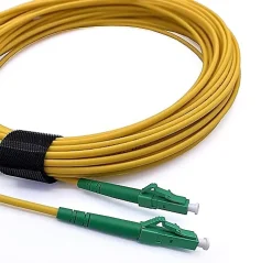 Elfcam - Câble Fibre Optique LC/APC à LC/APC - 20m (Jaune), Jarretière Optique Simplex Monomode 9/125um LSZH-Elfcam-shop Best
