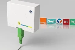 Elfcam - Câble Fibre Optique SC-APC à SC-APC - 200m (Blanc), Jarretière Renforcée 9/125um, Blindé, Compatible Livebox^Elfcam-shop Clearance