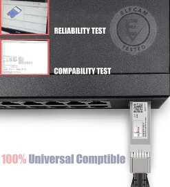 Elfcam - Câble Optique Actif SFP+ à SFP+ - 5m, AOC 10 Gbit/s OM3, Ultra Performant, Réseau Professionnels, PC^Elfcam-shop Clearance