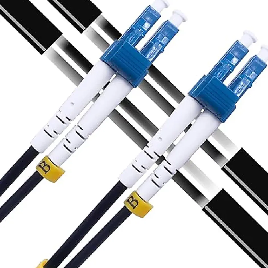 Elfcam - Fibre Optique LC/UPC-LC/UPC 40m, 9/125um Monomode G657A2, Int./Ext., Jarretière Haute Performance^Elfcam-shop Outlet