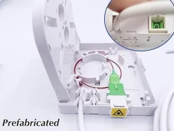 Elfcam - 35m Câble Fibre Optique SC/APC à SC/APC, Simplex Monomode 4,0mm avec PTO, Rallonge Fibre sans Perte-Elfcam-shop Best