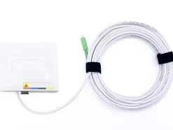 Elfcam - 15m Câble Fibre Optique SC/APC à SC/APC, Simplex Monomode 4,0mm avec PTO, Rallonge Fibre sans Perte^Elfcam-shop New