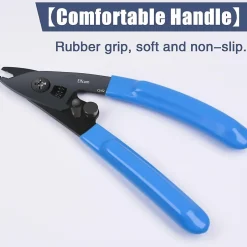 Elfcam - Pince à Dénuder 3 Coupes, FTTH Outil pour 2 Gaines Fibre 125um à 900um, Modèle CS-02^Elfcam-shop Discount