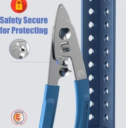 Elfcam - Pince à Dénuder 3 Coupes, Outil 3 en 1 pour Fibre Optique 125um à 250um, Modèle CS-01-Elfcam-shop Clearance