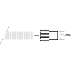 Embout de raccordement caoutchouc pour lave-linge Somatherm-Somatherm for you Clearance