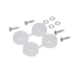 Embout en plastique 22 mm x 4, transparent-Diall