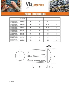 Embout rond envellopant caoutchouc vulcanisé Noir Pour Tube 16 à 17 - 10 pièces^Vis Express Sale