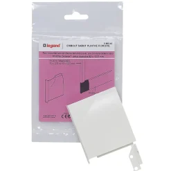 Embout sabot droit pour plinthe CELIANE Déco blanc 82 x 12,5 mm^Legrand Discount