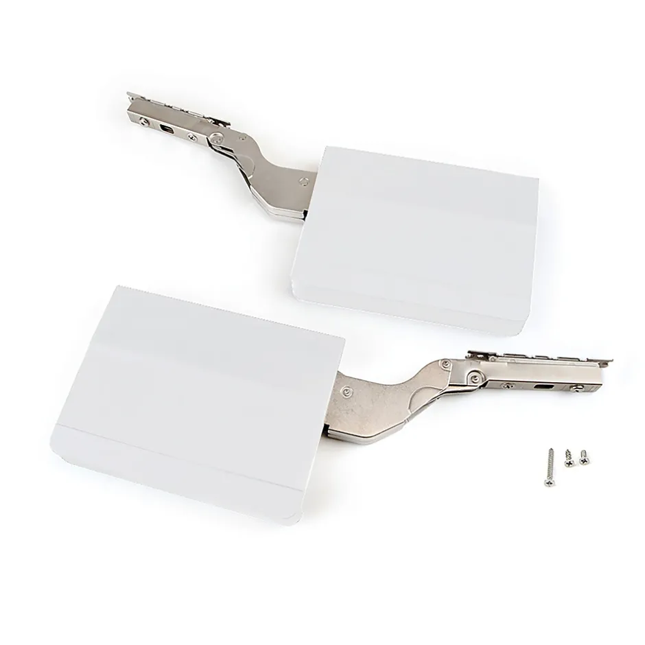 Jeu de compas pour portes relevables Agile, 3200 - 9000, acier et plastique, blanc^Emuca Hot