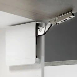 Jeu de compas pour portes relevables Agile, 3200 - 9000, acier et plastique, blanc^Emuca Hot