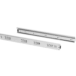 Emuca Jeu de coulisses à billes pour tiroir à sortie totale, hauteur 45mm, longueur 500mm, Acier, Zingué^ Discount