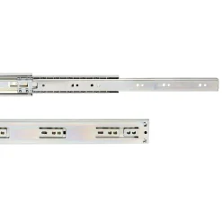 Emuca Jeu de coulisses à billes pour tiroir à sortie totale, hauteur 45mm, longueur 600mm, Acier, Zingué- Online