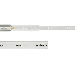 Emuca Jeu de coulisses à billes pour tiroirs à sortie totale, fermeture amortie, hauteur 45mm, longueur 300mm, acier, zingué- New