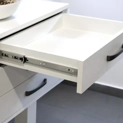 Emuca Jeu de coulisses à billes pour tiroir à sortie totale, hauteur 45mm, longueur 350mm, Acier, Zingué- Sale