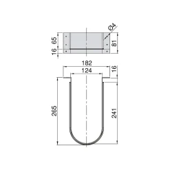 Lot de 10 Economiseurs de siphon de tiroir de bain, courbés, Plastique, Gris^Emuca Hot