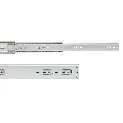 Emuca Lot de 2 jeux de coulisses de tiroir sur roulement à billes pour charges lourdes, sortie totale, hauteur 51mm, profondeur^ Sale