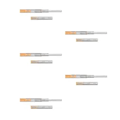 Emuca Lot de 5 jeux de coulisses de tiroirs, roulement à billes, hauteur 45mm, profondeur 300mm, sortie totale, fermeture amortie,^ Online