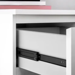 Emuca Lot de 5 jeux de Coulisses pour tiroirs, roulement à billes, hauteur 45mm, profondeur 550mm, sortie totale, fermeture- Best