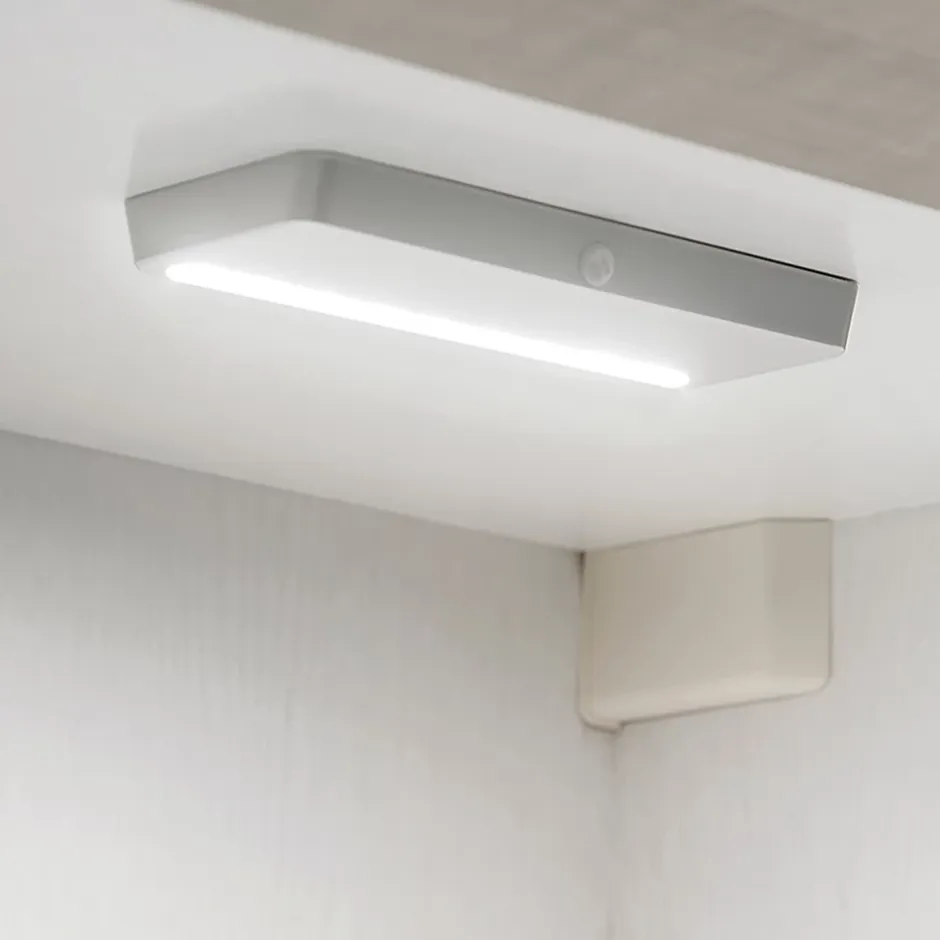 Luminaire LED rechargeable Kraz avec détecteur de mouvement, 1 W, Peint en aluminium, Plastique^Emuca Discount