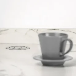 Multiconnecteur élevable Vertikal A+C, EU, Peint en aluminium, Plastique et Aluminium.-Emuca Discount