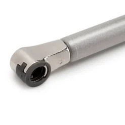 Piston de porte relevable Thin, diamètre 12mm, avec loquets, 10kg, acier et plastique, nickelé mat-Emuca Discount